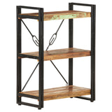 Vidaxl boekenkast met 3 schappen 60x30x80 cm massief gerecycled hout