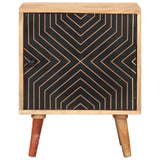 Vidaxl nachtkastje 40x30x50 cm massief acaciahout