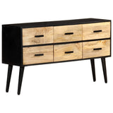 Vidaxl dressoir 110x33x64 cm massief mangohout
