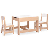 Vidaxl kindertafel met 2 stoelen mdf