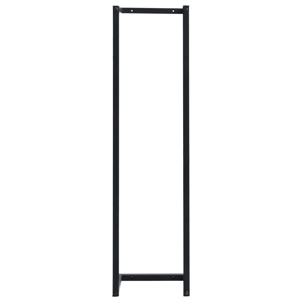 VidaXL Towel rack 25x20x95 cm iron black