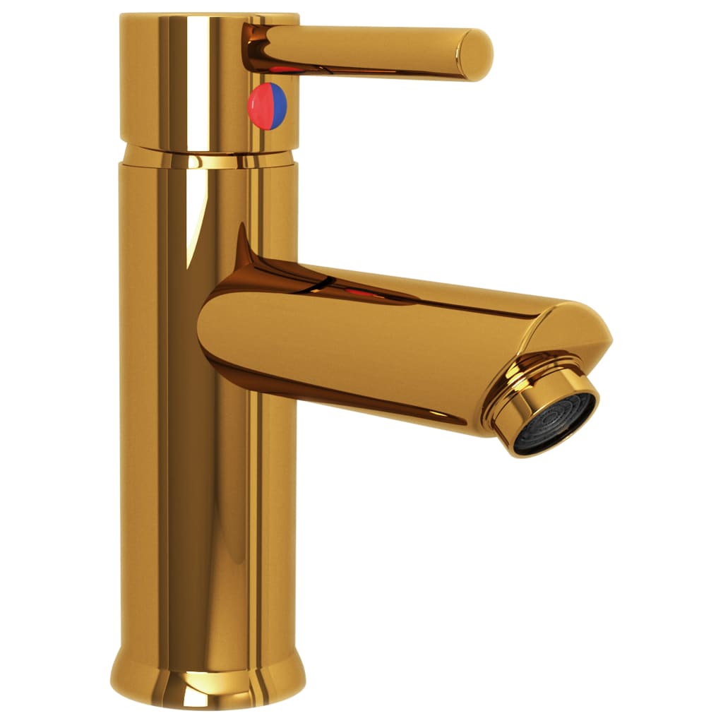 Vidaxl Washbasin Faucet 130x176 mm zlaté barvy