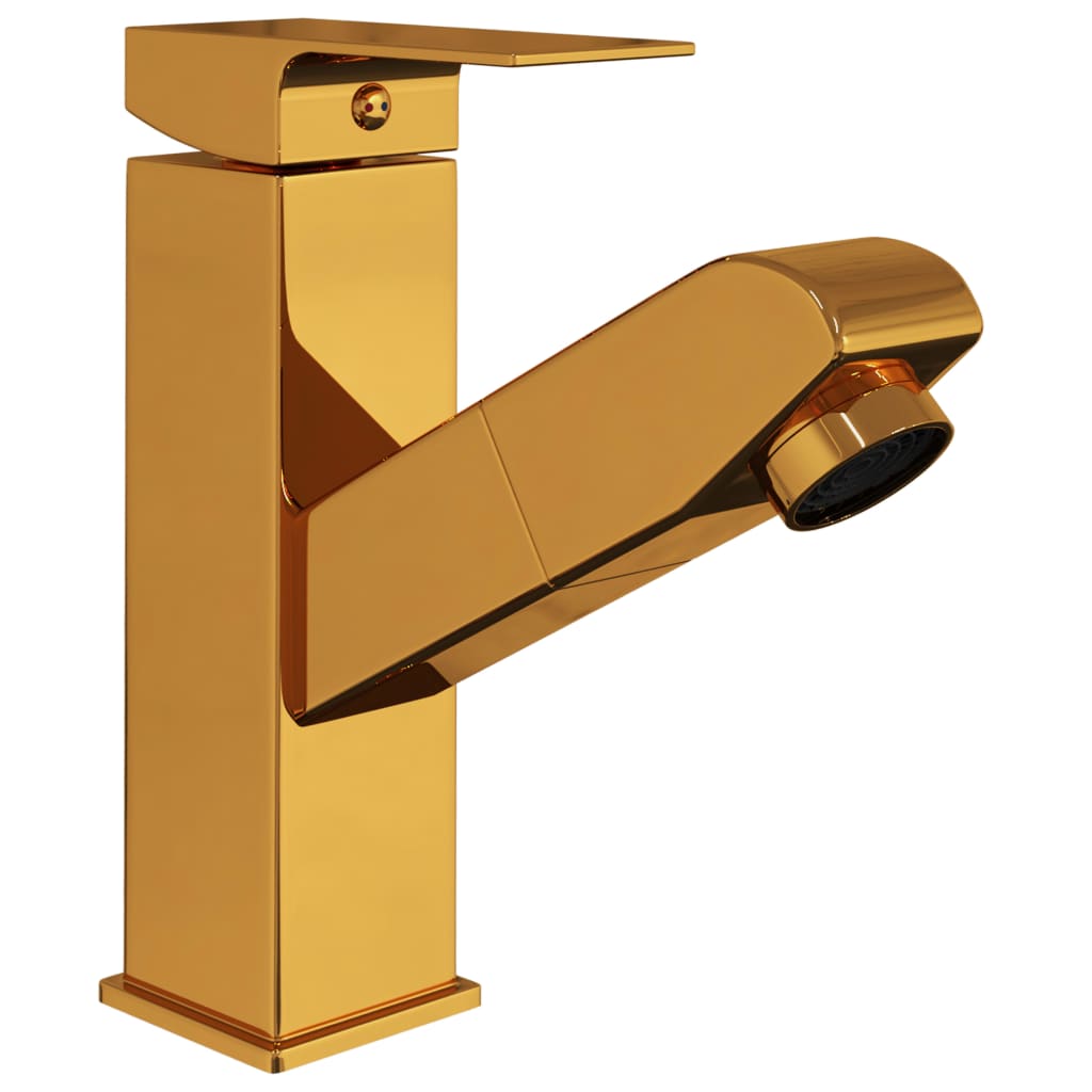 Robinet de lavabo VIDAXL avec fonction d'aigle 157x172 mm en or -coloré