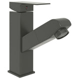 Vidaxl Washbasin Faucet con funzione aquila 157x172 mm grigio