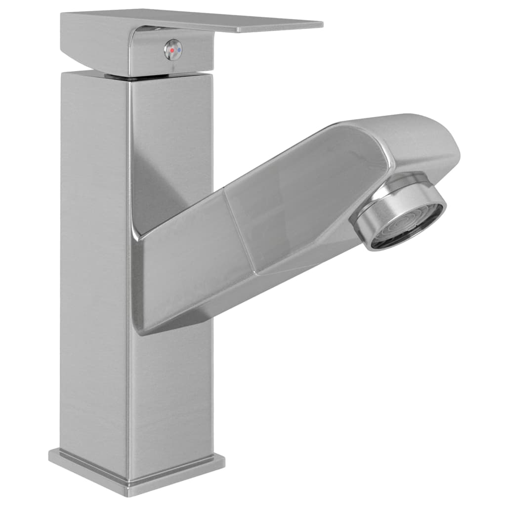 Vidaxl Washbasin Faucet con funzione aquila 157x172 mm di colore argento