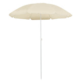 Parasol Vidaxl con poste de acero 180 cm de arena