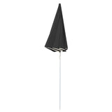 Parasol Vidaxl con polo de acero 180 cm de antracita