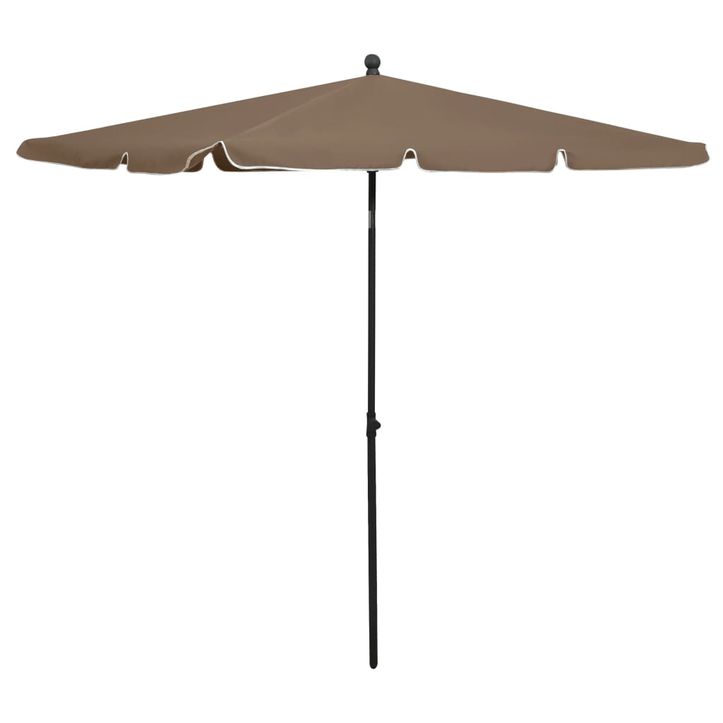 Vidaxl Parasol con polo 210x140 cm Tope