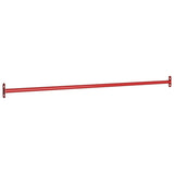 Vidaxl rekstokken 3 st 125 cm staal rood