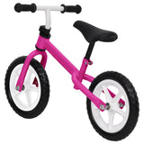 Vidaxl loopfiets met 11 inch wielen roze