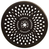 Vidaxl tuintafel 78x78x72 cm gietaluminium bronskleurig