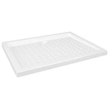 Vidaxl shower tray with studs 90x70x4 cm white