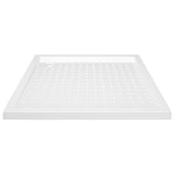 Vidaxl Dochoin vassoio con borchie 90x90x4 cm bianco