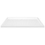Vidaxl douchebak met noppen 80x120x4 cm abs wit