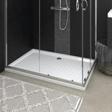 Vidaxl douchebak met noppen 80x120x4 cm abs wit
