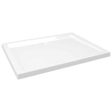Vidaxl douchebak rechthoekig 80x100 cm abs