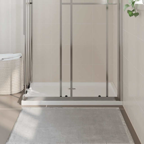 Vidaxl douchebak rechthoekig 70x100 cm abs wit