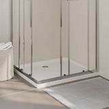Vidaxl douchebak rechthoekig 80x90 cm abs wit