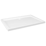 Vidaxl Doccia rettangolare rettangolare 80x110 cm bianco