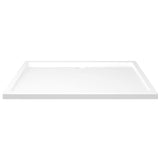 Vidaxl Dusch Tray rechteckeg 80x120 cm wäiss