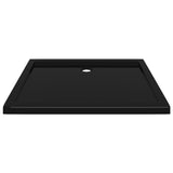 Vidaxl shower tray Rectangular 80x100 cm Black