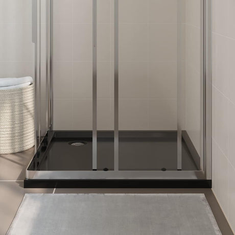 Vidaxl douchebak vierkant 90x90 cm abs zwart
