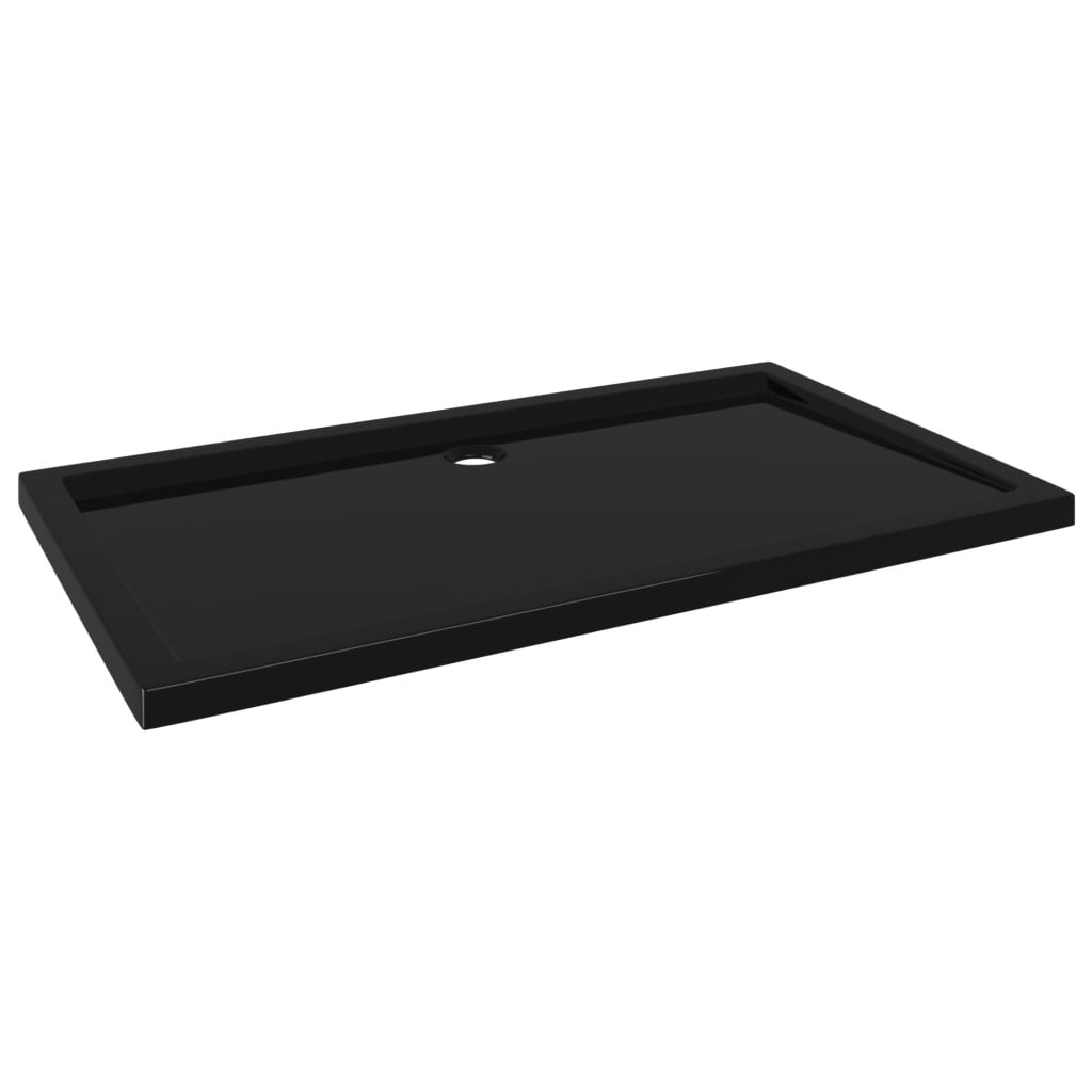 Vidaxl shower tray Rectangular 70x120 cm Black