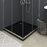 Vidaxl Shower Tray Square 80x80 cm noir