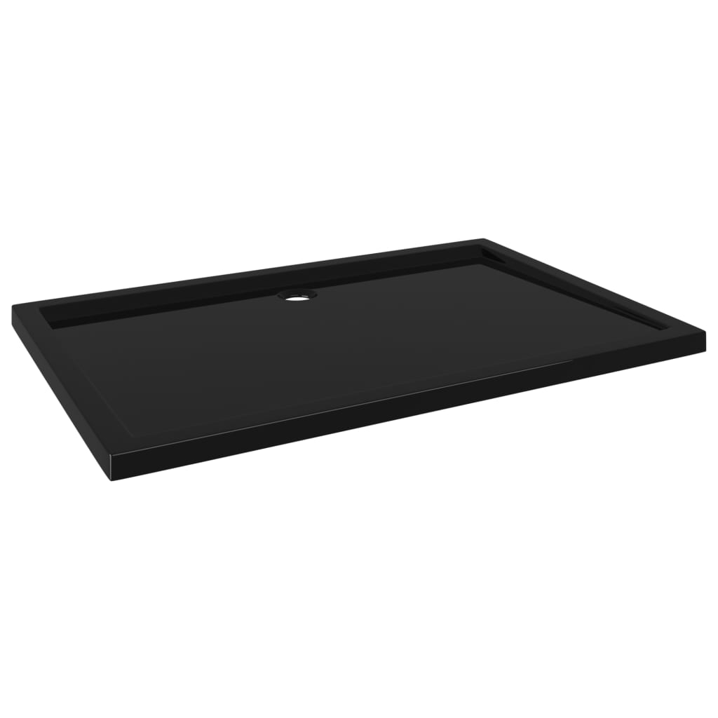 Vidaxl shower tray Rectangular 80x120 cm Black