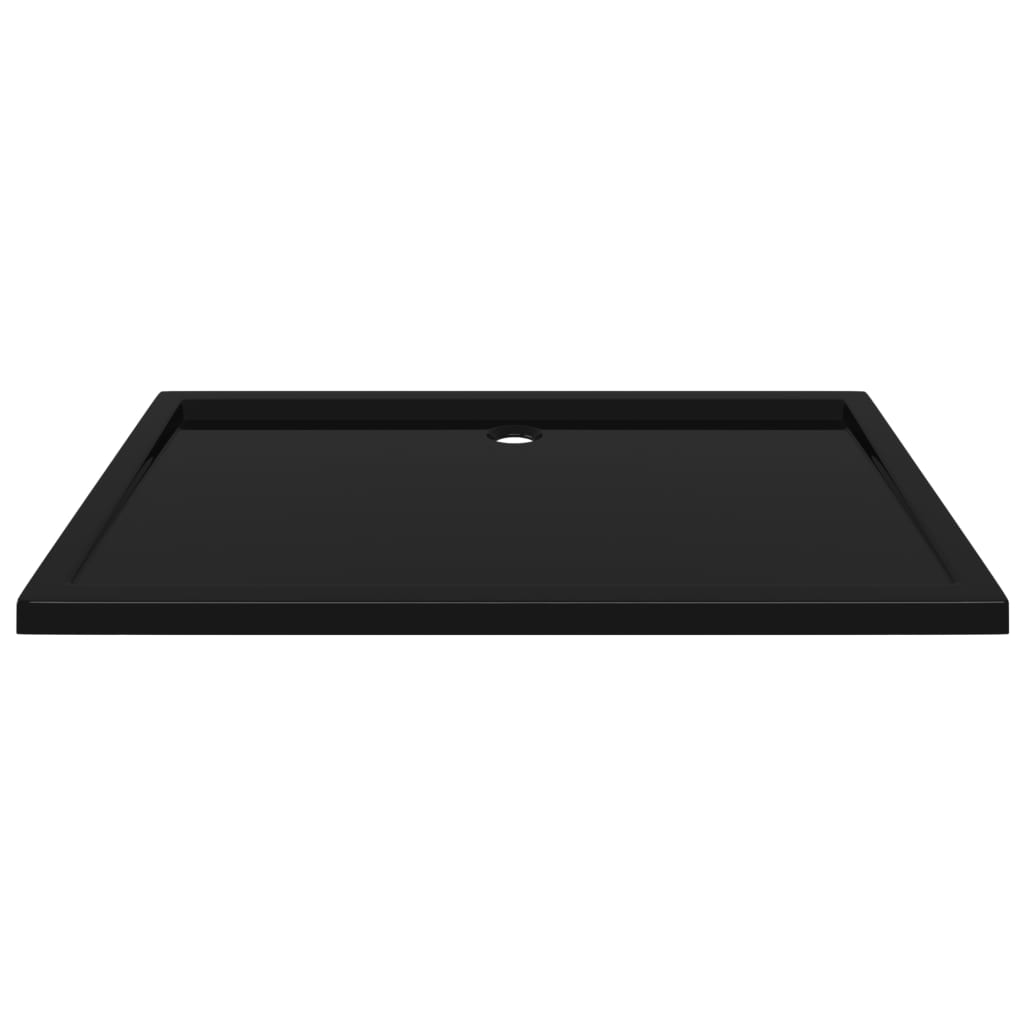 Vidaxl shower tray Rectangular 80x120 cm Black