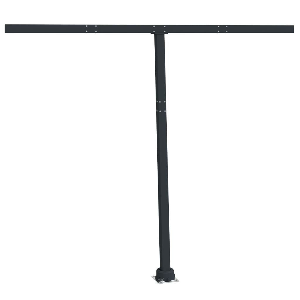 Vidaxl Laifel Pole Conjunto de 300x245 cm de antracita de hierro