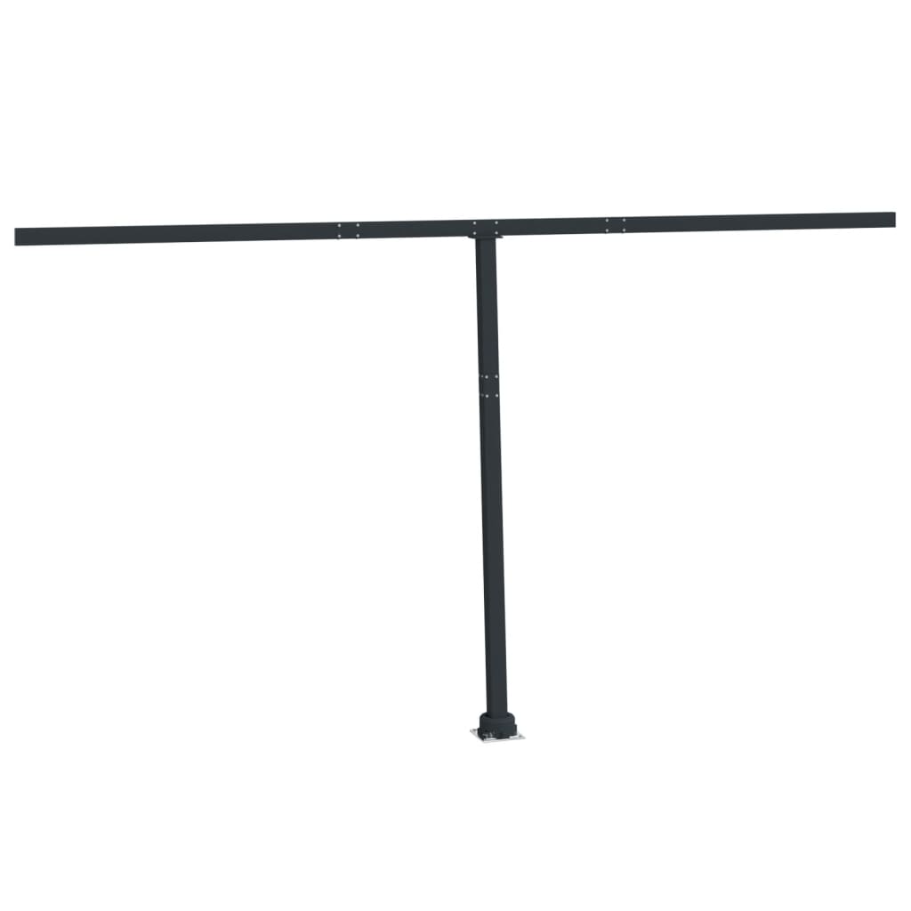 VidaXL Luifelpaalset 450x245 cm ijzer antracietkleurig