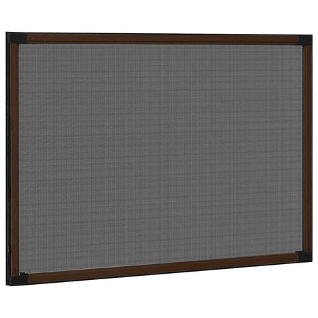 Vidaxl raamhor uitschuifbaar (100-193)x75 cm bruin