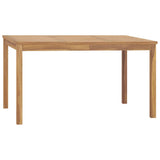 Vidaxl tuintafel 140x80x77 cm massief teakhout