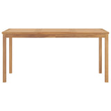 Vidaxl tuintafel 160x80x77 cm massief teakhout