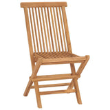 Vidaxl tuinstoelen 2 st inklapbaar massief teakhout