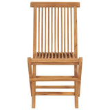Vidaxl tuinstoelen 2 st inklapbaar massief teakhout