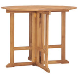 Vidaxl tuintafel inklapbaar 90x90x75 cm massief teakhout