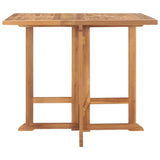 Vidaxl tuintafel inklapbaar 90x90x75 cm massief teakhout
