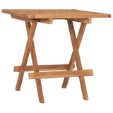 Vidaxl tuintafel inklapbaar 50x50x50 cm massief teakhout