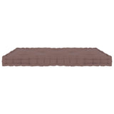 Vidaxl palletvloerkussen 73x40x7 cm katoen taupe
