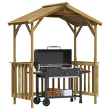 Vidaxl Barbecue couvrant 163,5x93x210 cm en bois de pin imprégné