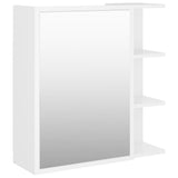 Vidaxl badkamerspiegelkast 62,5x20,5x64 cm bewerkt hout wit
