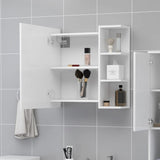 Vidaxl badkamerspiegelkast 62,5x20,5x64 cm bewerkt hout wit