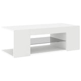 Vidaxl tv-meubel met led-verlichting 90x39x30 cm wit