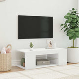 Vidaxl tv-meubel met led-verlichting 90x39x30 cm wit