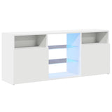 Vidaxl tv-meubel met led-verlichting 120x30x50 cm wit