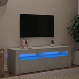 Vidaxl tv-meubel met led-verlichting 120x35x40 cm wit