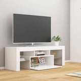 Vidaxl tv-meubel met led-verlichting 120x35x40 cm wit