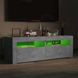 Vidaxl tv-meubel met led-verlichting 120x35x40 cm betongrijs